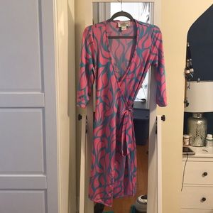 Vintage JB by Julie Brown wrap dress.
